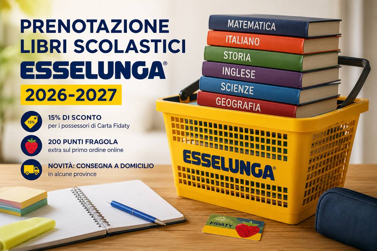 Prenotazione libri scolastici Esselunga 2026-2027