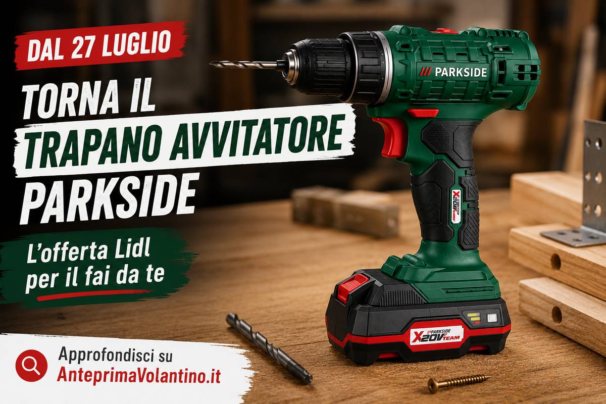 Trapano avvitatore Parkside Lidl