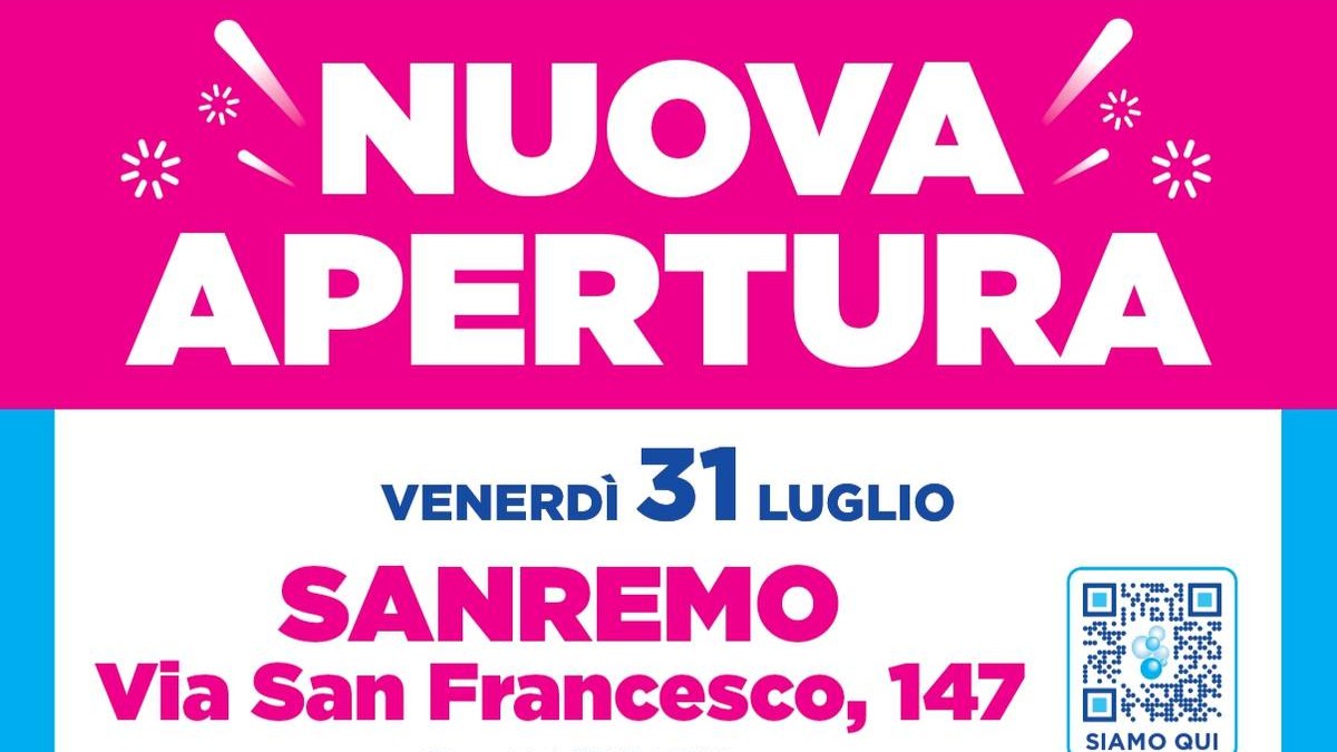 Volantino Acqua e Sapone Nuova apertura Sanremo dal 31 luglio 2026