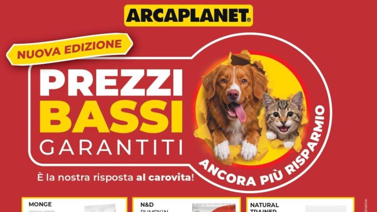 Volantino Arcaplanet dal 2 luglio 2026