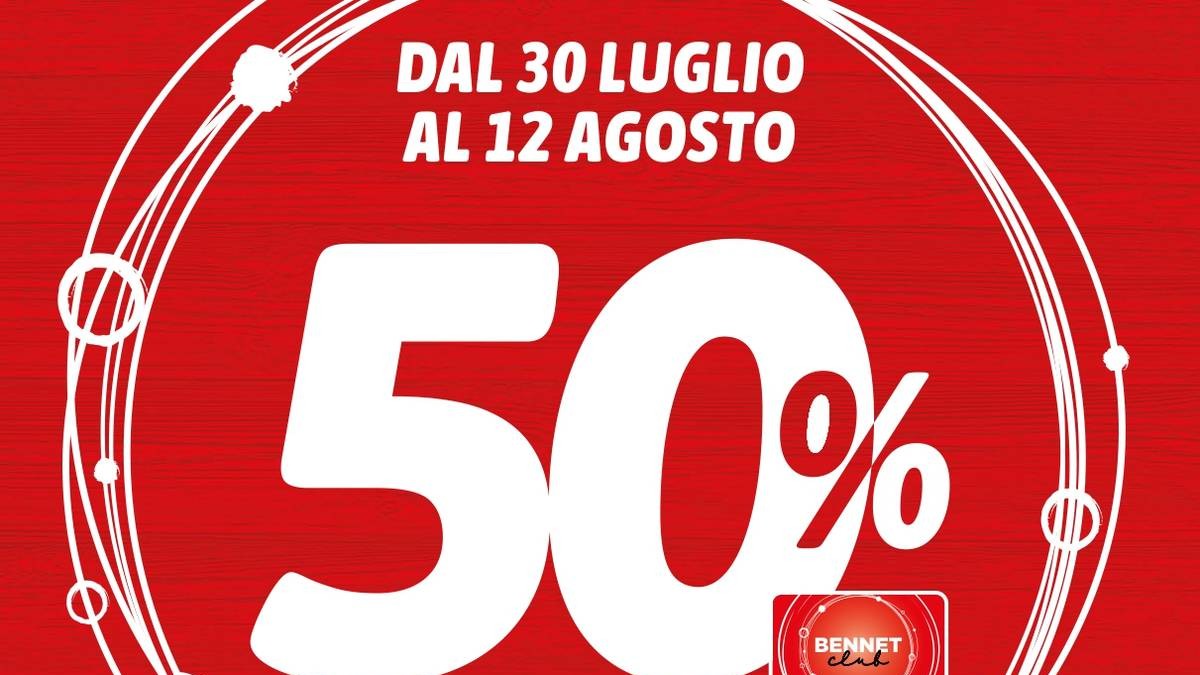 Volantino Bennet dal 30 luglio 2026