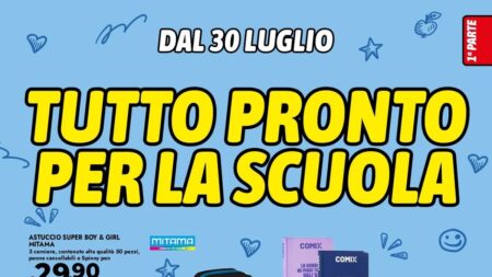 Volantino Bennet Scuola dal 30 luglio 2026