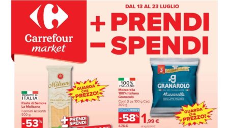 Volantino Carrefour Market dal 13 luglio 2026