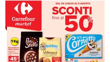 Volantino Carrefour Market dal 24 luglio 2026