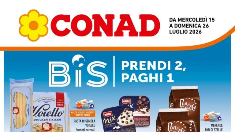 Volantino Conad Campania dal 15 luglio 2026