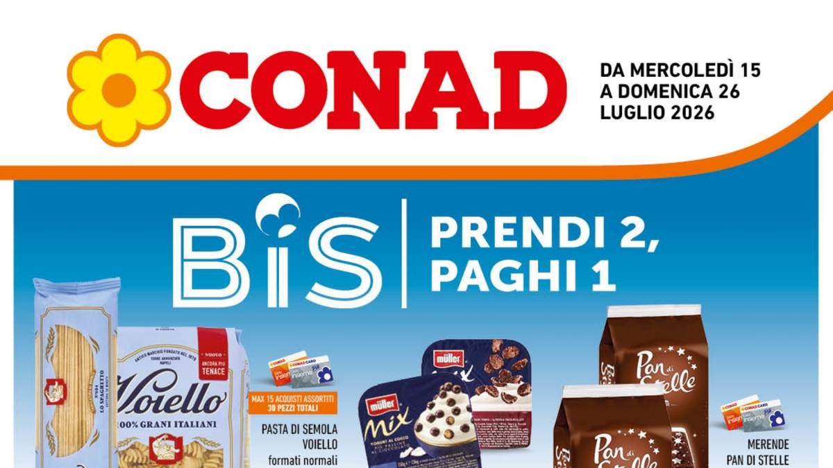 Volantino Conad Campania dal 15 luglio 2026