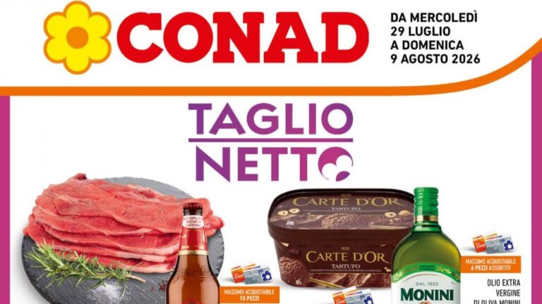 Volantino Conad Campania dal 29 luglio 2026