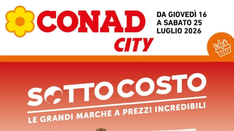 Volantino Conad City Campania dal 16 luglio 2026