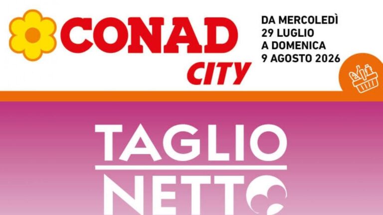 Volantino Conad City Campania dal 29 luglio 2026