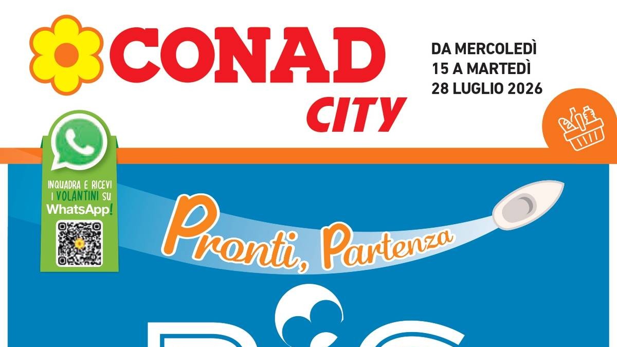 Volantino Conad City dal 15 luglio 2026