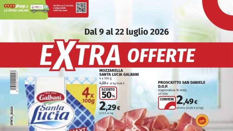 Volantino Coop dal 9 luglio 2026