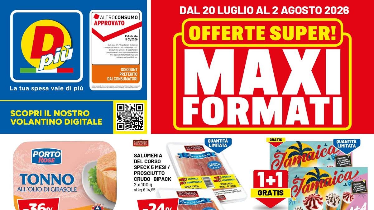 Volantino DPiù dal 20 luglio 2026