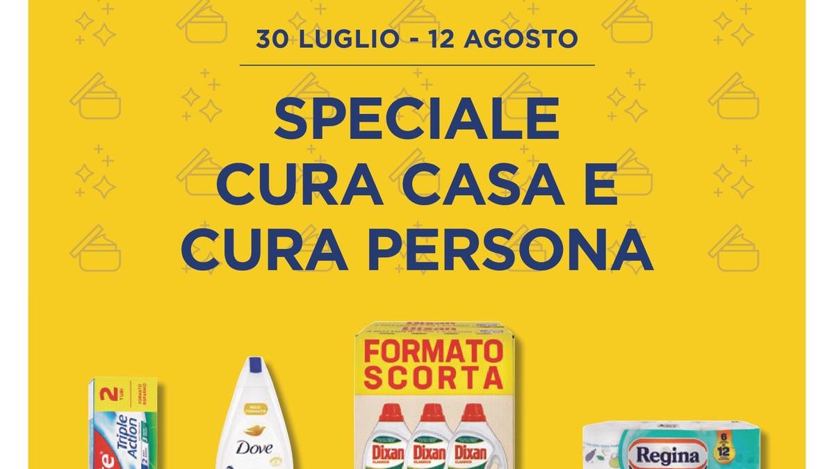 Volantino Esselunga Cura Casa e Persona dal 30 luglio 2026