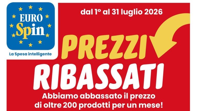 Volantino Eurospin Ribassati Luglio 2026