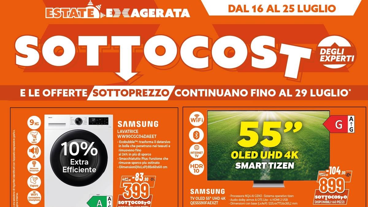 Volantino Expert dal 16 luglio 2026