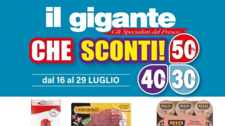 Volantino Il Gigante dal 16 luglio 2026