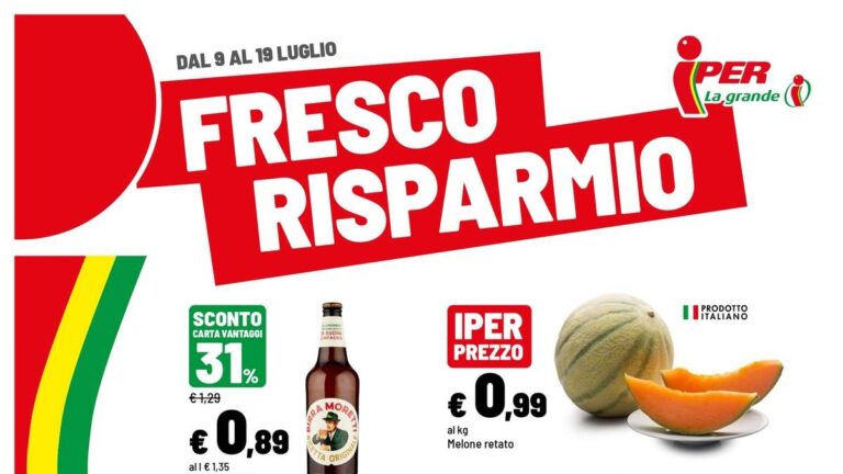 Volantino Iper La Grande I dal 9 luglio 2026