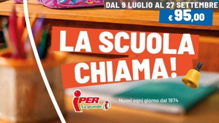 Volantino Iper La Grande I Scuola dal 9 luglio 2026