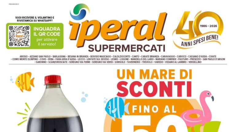 Volantino Iperal dal 29 luglio 2026