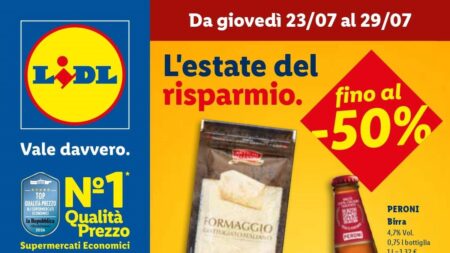 Volantino Lidl dal 23 luglio 2026