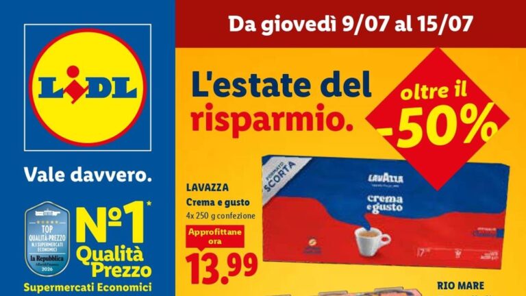 Volantino Lidl dal 9 luglio 2026 versione digitale