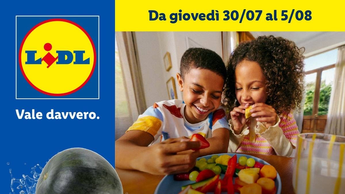Volantino Lidl Frutta e verdura dal 30 luglio 2026