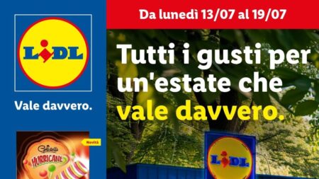 Volantino Lidl gelati dal 13 luglio 2026