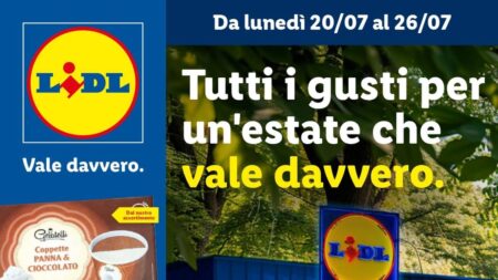 Volantino Lidl Gelati dal 20 luglio 2026