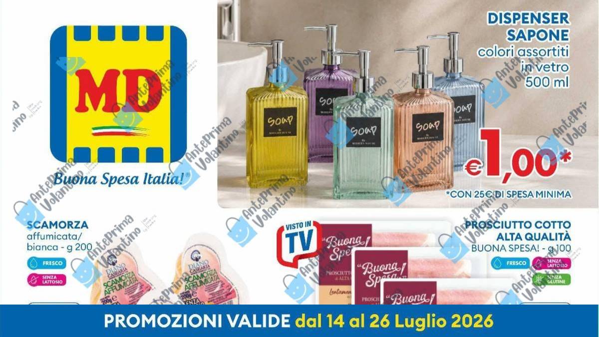 Volantino MD dal 14 luglio 2026