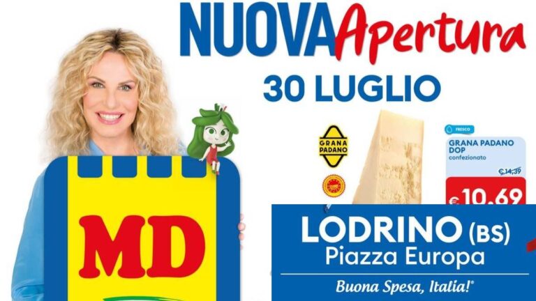 Volantino MD Nuova Apertura Lodrino dal 30 luglio 2026