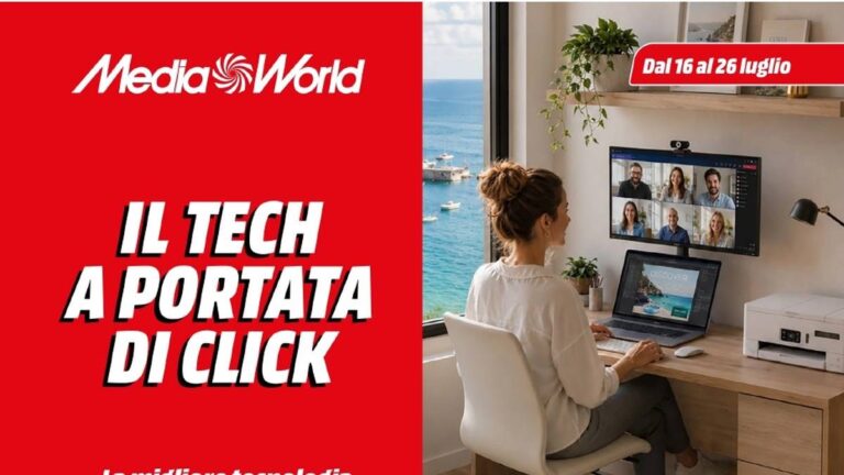 Volantino Mediaworld Tech dal 16 luglio 2026