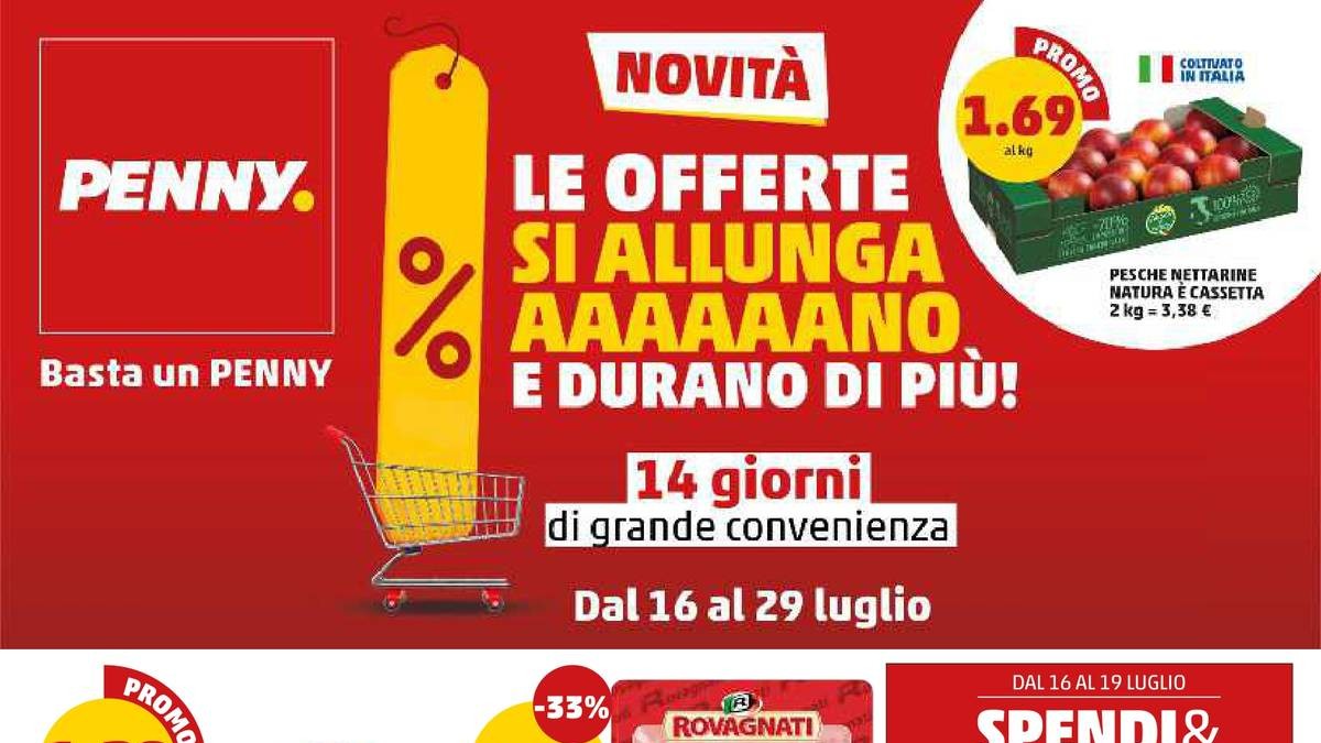 Volantino Penny dal 16 luglio 2026