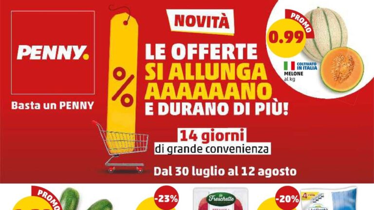 Volantino Penny dal 30 luglio 2026