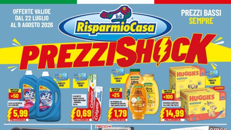 Volantino Risparmio Casa dal 22 luglio 2026