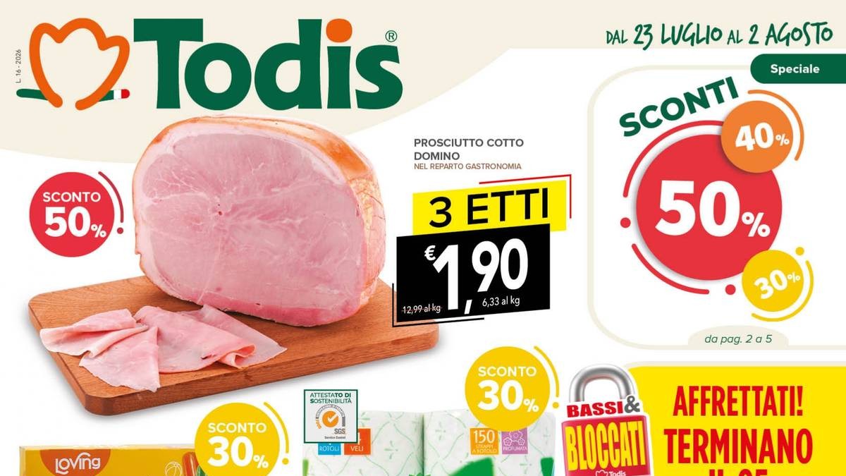 Volantino Todis dal 23 luglio 2026