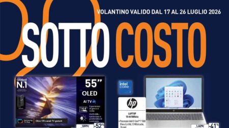 Volantino Unieuro fino al 26 luglio 2026