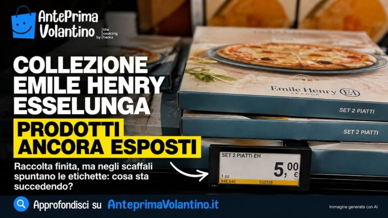 Collezione Emile Henry Esselunga, prodotti ancora esposti dopo la fine della raccolta