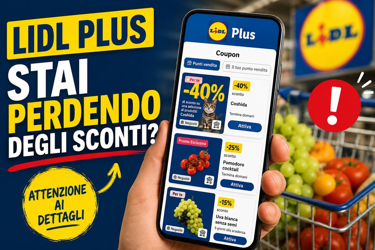 Come evitare di perdere gli sconti Lidl Plus quando si va alla cassa
