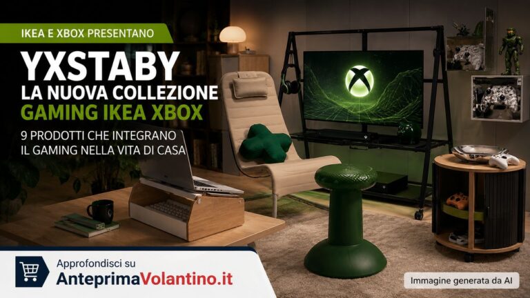 IKEA Xbox YXSTABY, svelata la collezione gaming con 9 prodotti a partire da 9,95 euro