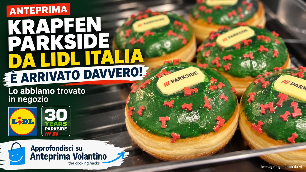 Krapfen Parkside Lidl: è arrivato in Italia, lo abbiamo trovato in negozio