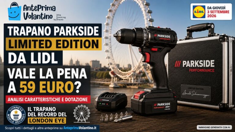 Trapano Parkside Limited Edition a 59 euro da Lidl