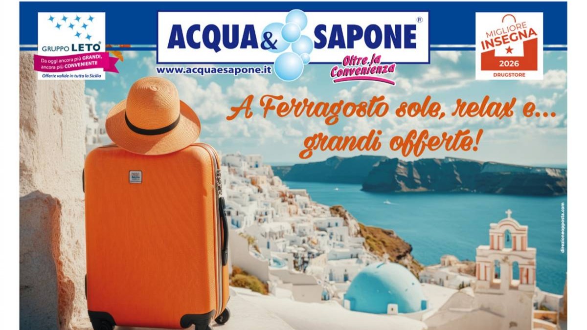 Volantino Acqua e Sapone Sicilia dal 10 agosto 2026