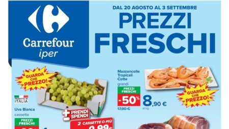 Volantino Carrefour Iper dal 20 agosto 2026