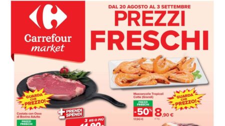Volantino Carrefour Market dal 20 agosto 2026