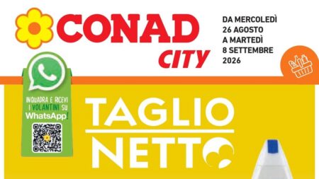 Volantino Conad City dal 26 agosto 2026