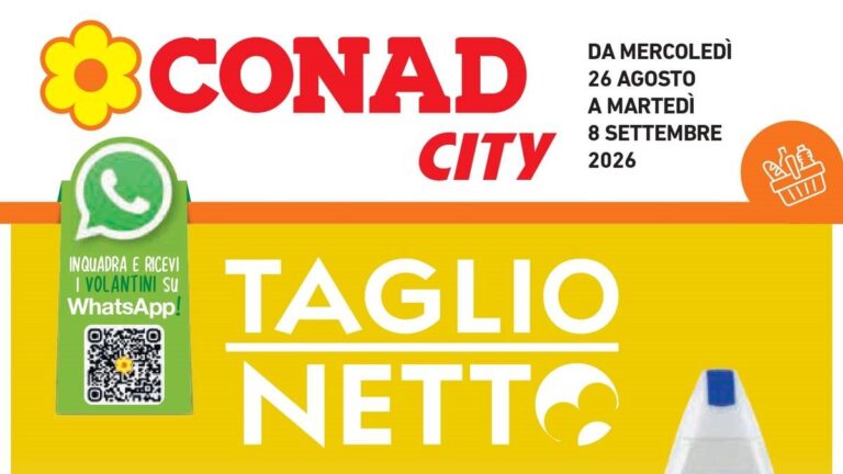 Volantino Conad City dal 26 agosto 2026