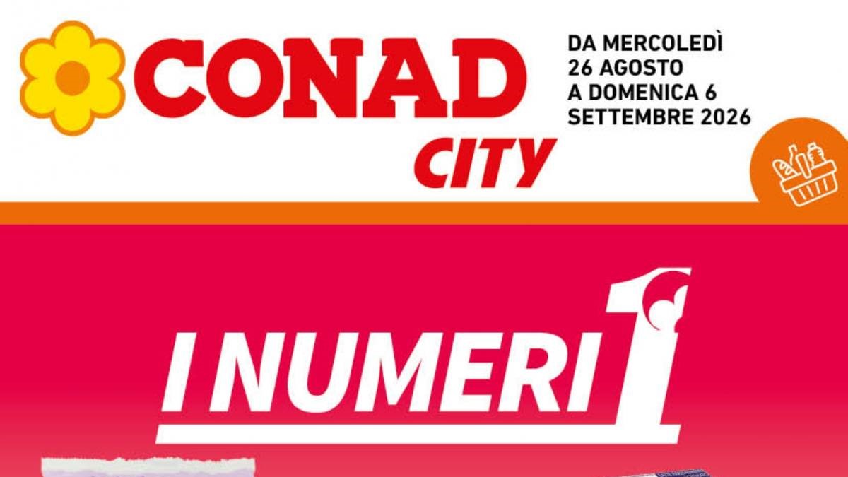 Volantino Conad City Lazio dal 26 agosto 2026