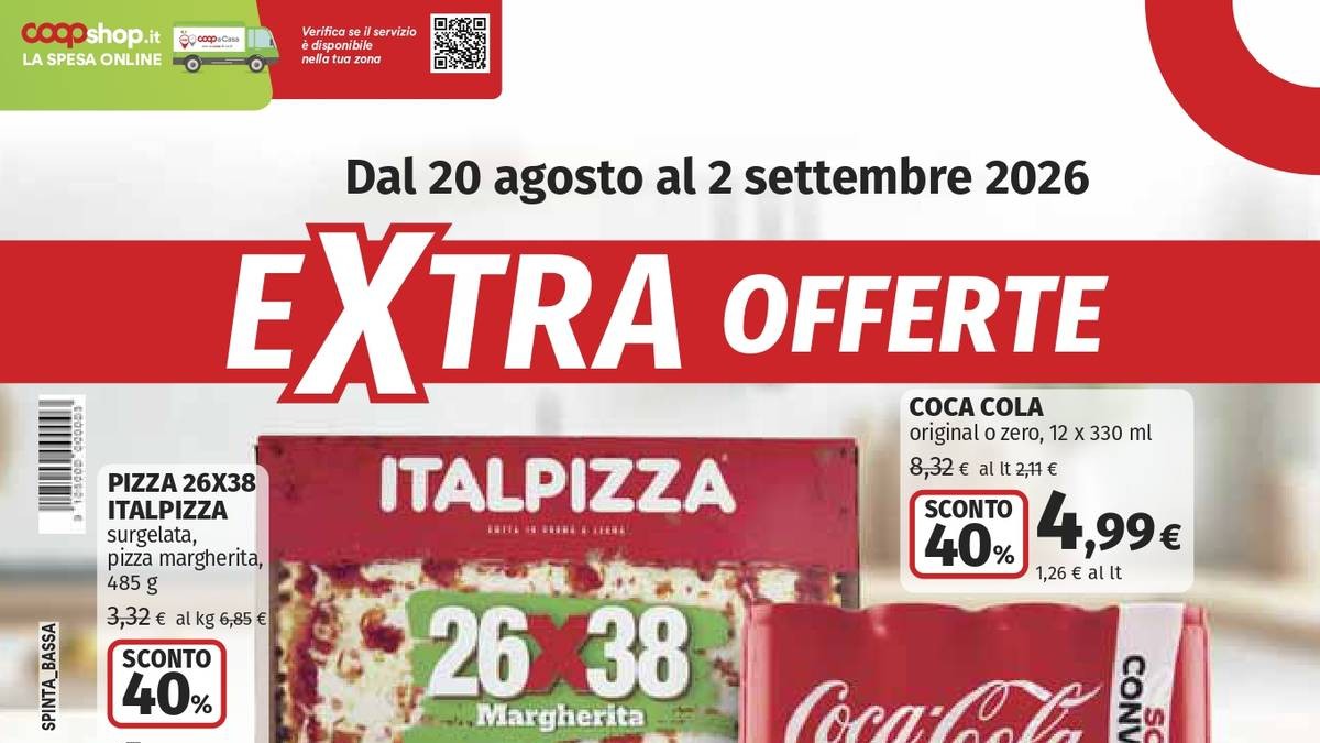 Volantino Coop dal 20 agosto 2026