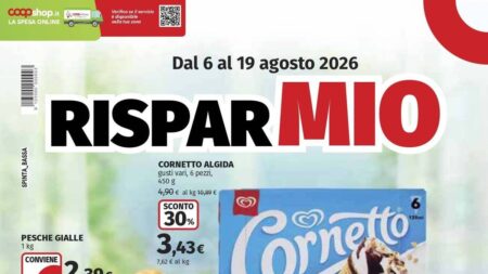 Volantino Coop dal 6 agosto 2026