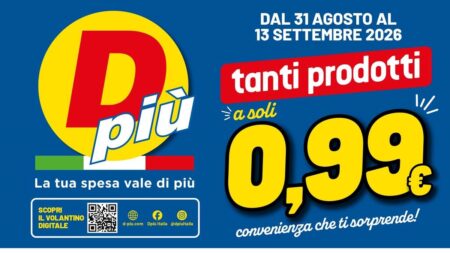 Volantino DPiù dal 31 agosto 2026